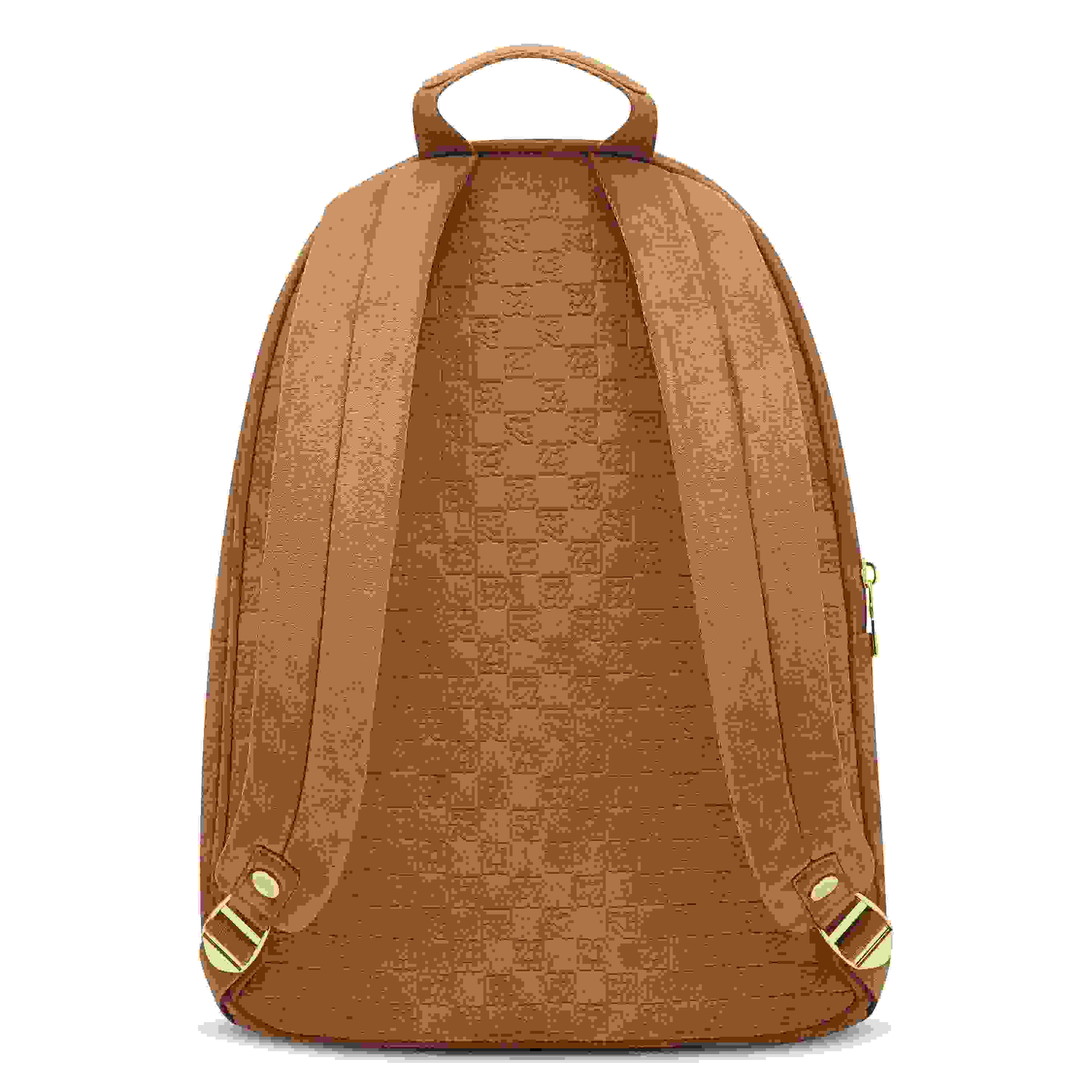 Jordan Suede Monogram Brown Backpack